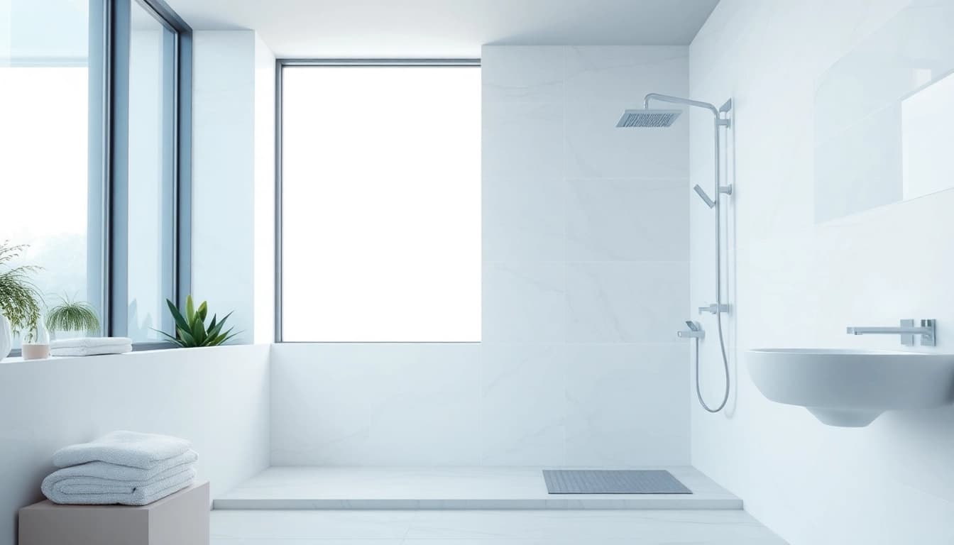 Explore the luxurious shower design by sunny shower usa inc with modern features and elegant finishes.