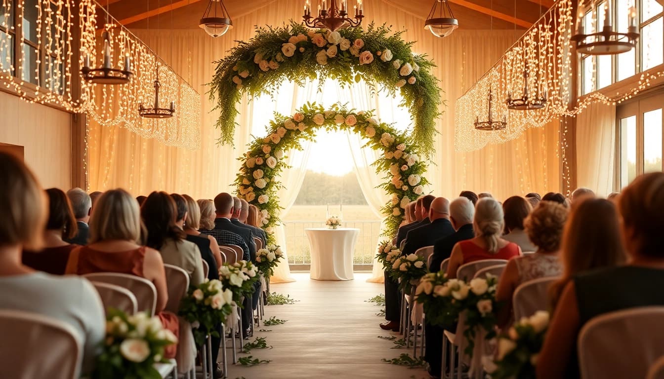 Experience the charm of the Best Wedding Venue Jacksonville with stunning floral decorations.
