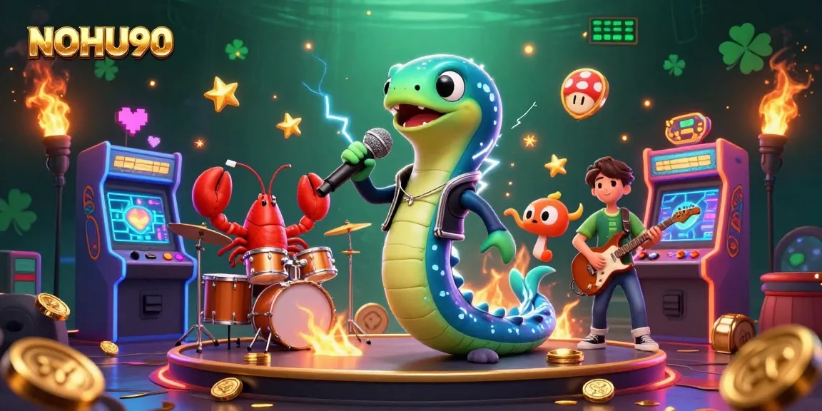 Win at NOHU90 with an underwater casino featuring vibrant slots and engaging characters