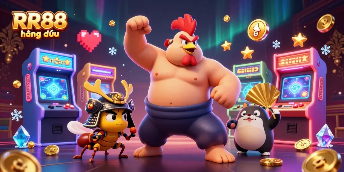 Engage in thrilling gameplay at RR88 hàng đầu with immersive casino elements in an action-packed 3D scene.