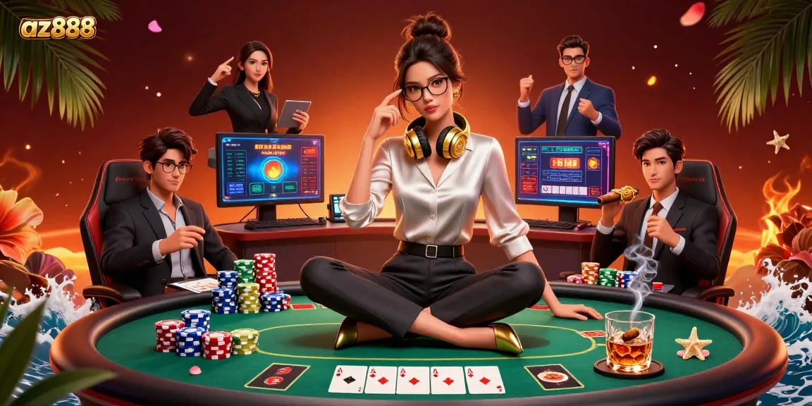 Experience the thrill at az888 with vibrant poker action and advanced gaming setups.