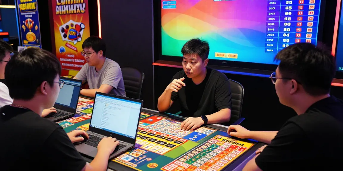 Situs Resmi Dewalive vibrant online lottery betting scene with players analyzing Toto 4D strategies.