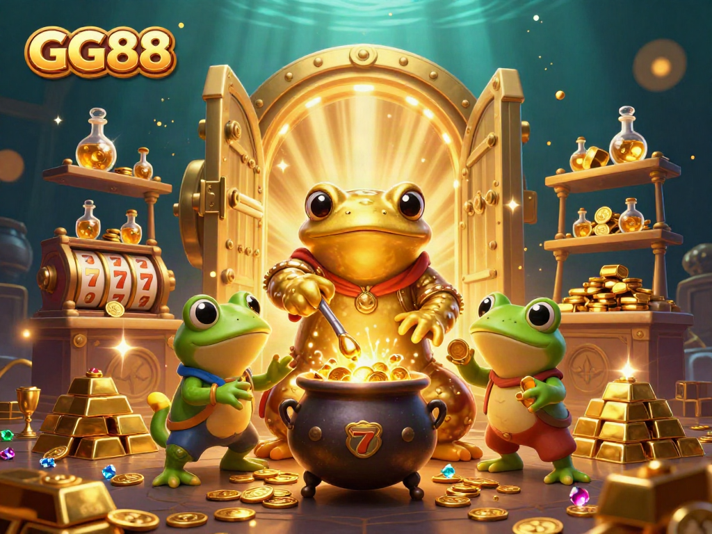 Experience GG88's immersive casino world with gold coins, jackpots, and rich visual details.