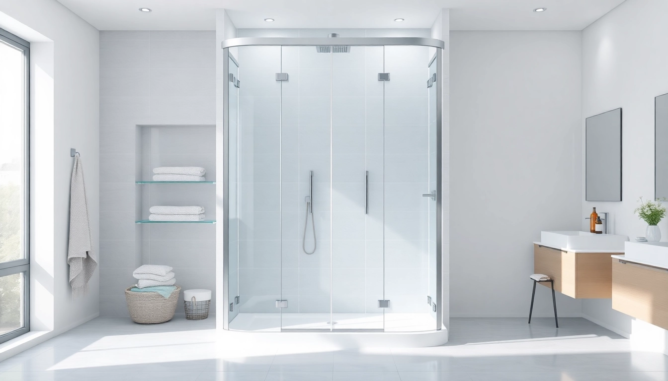 Gönnen Sie sich eine stilvolle duschkabine 100x100 pendeltür in modernem Badezimmer-Design.