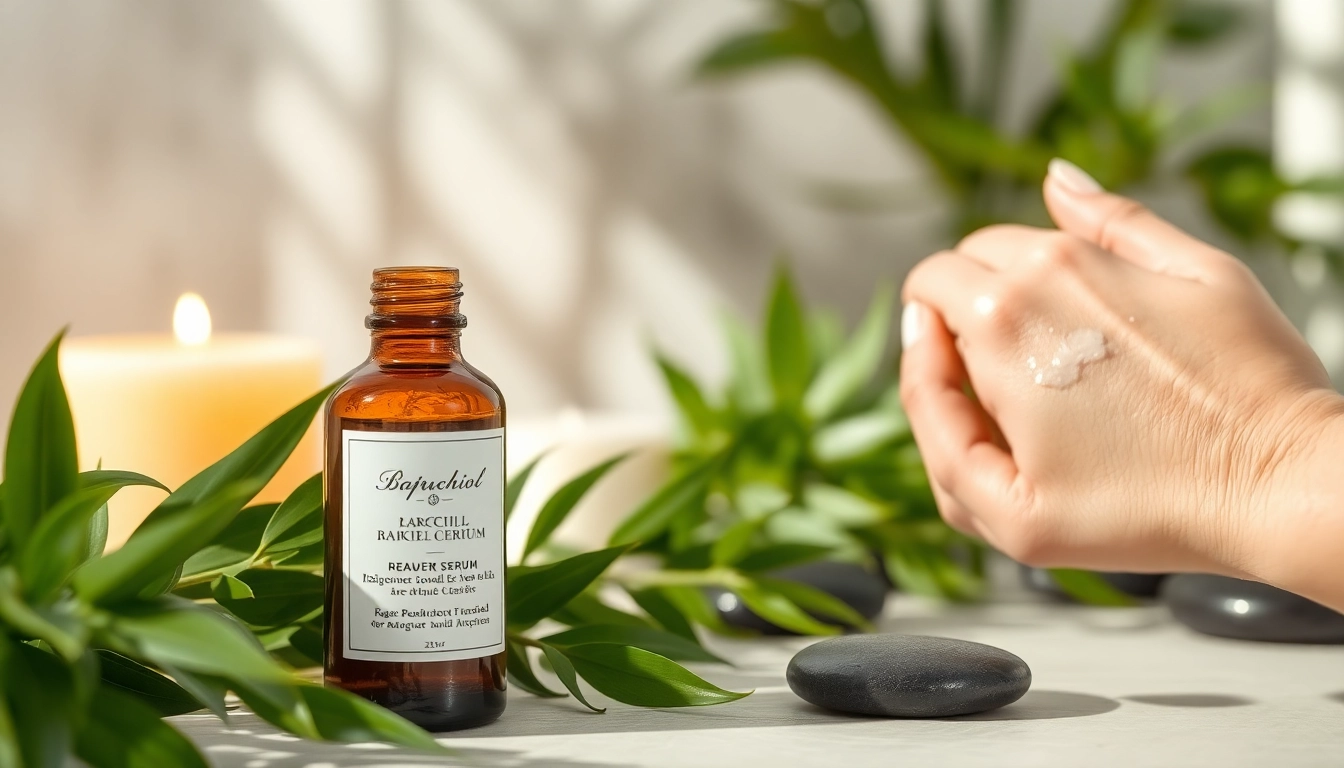 Revitalize your skin with bakuchiol serum in a tranquil spa setting.