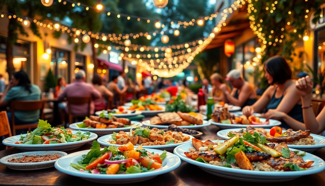 Enjoy diverse dishes at Clarksburg ca restaurants in a lively outdoor dining scene.