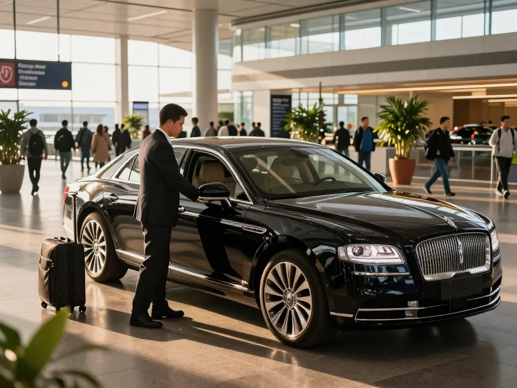Experience Midway airport limo service with a luxe chauffeur in Chicago.