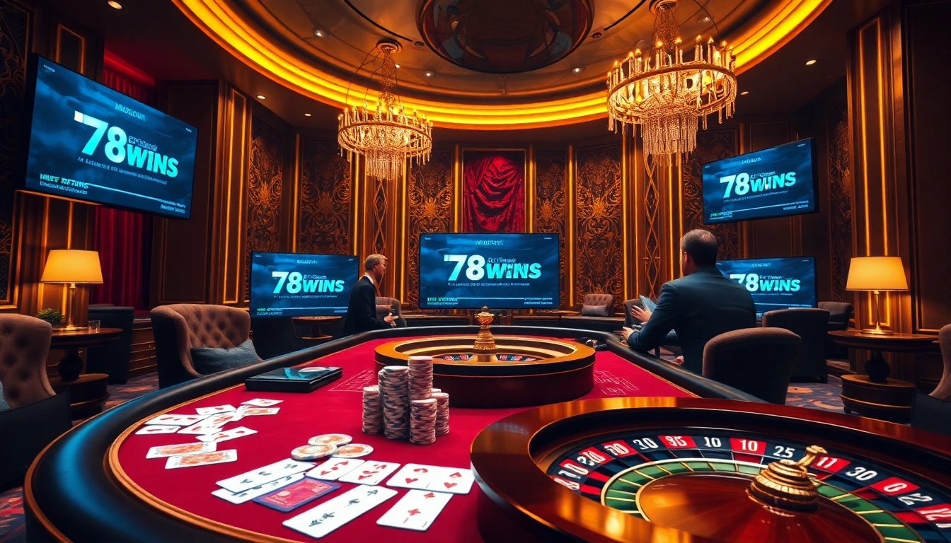 Engage in thrilling gambling experiences at https://78wins.io/ with vibrant casino visuals and interactive games.
