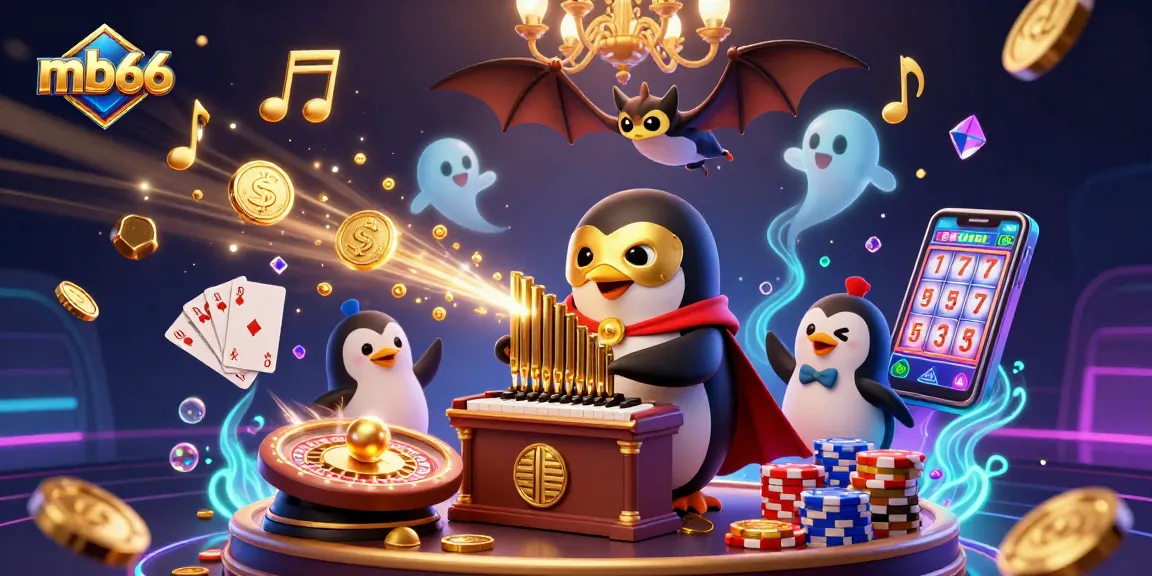 Experience mb66 with a captivating, vibrant casino illustration showcasing dynamic gaming elements.