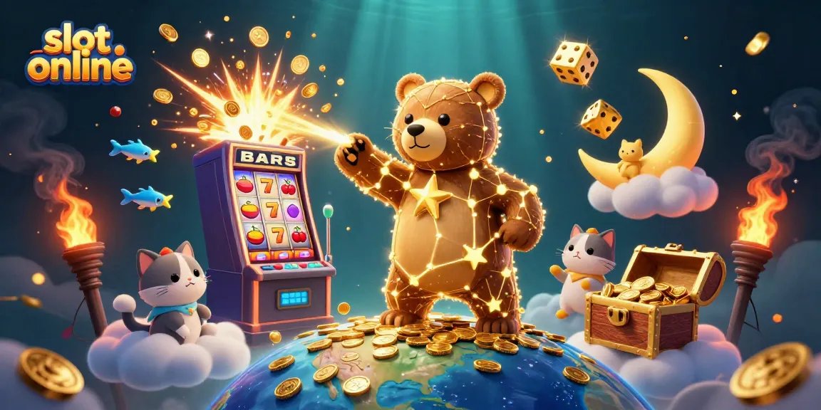 Spin to win big with slot online games featuring golden jackpots and vibrant casino themes.