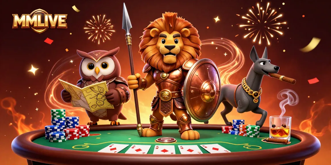 Engage with MMLIVE's dynamic live streaming experience featuring charismatic characters and exciting gaming action.